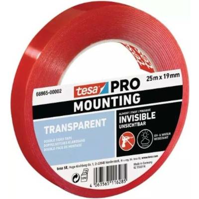 Tesa Pro Montážna páska 19 mm x 5 m transparentná