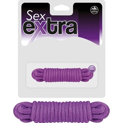 Sex Extra Bondage lano 3 m fialové