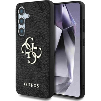 GUESS Калъф GUESS, PU 4G Metal Logo за Samsung Galaxy S25, GUHCS25S4GMGGR, Сив (GUHCS25S4GMGGR)