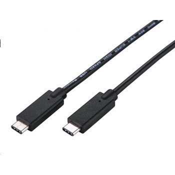 C-TECH CB-USB32-20B USB 3.2, Type-C (CM/CM), PD 100W, 20Gbps, 2m, černý