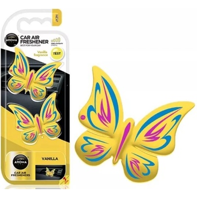 Aroma Car FANCY SHAPES BUTTERFLY Vanilla