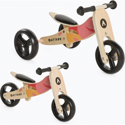 ATTABO Ride 2v1 cross-country 7" ružový