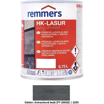 Remmers HK Lasur 0,75 l Anthrazitgrau