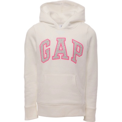 GAP Logo Hood biela sivá ružová