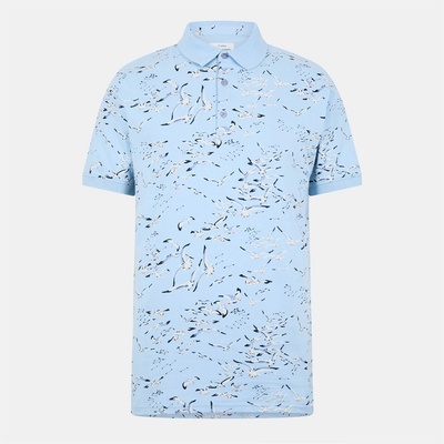 Peter Werth Блуза с яка Peter Werth Men's Fleet Short Sleeve Polo Shirt - All Over Print
