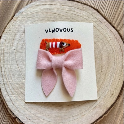 Sponky Vlnovous Jezevčík & Mašle