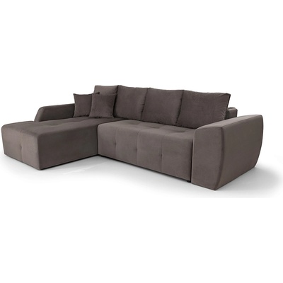 Мебели КАМБО Ъглов диван Лагуна мини тъмнокафяв Max 06