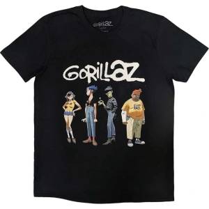Gorillaz Spray Logo Group Black S Риза (GORTS27MB01)