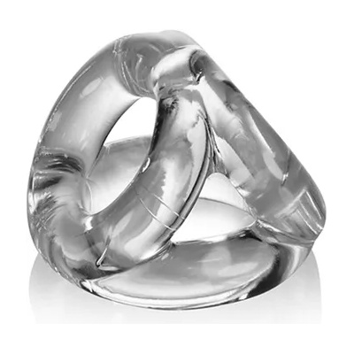 OXBALLS Atomic Jock Tri-Sport Adjustable Fit Cocksling Transparent