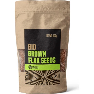 GymBeam BIO ľanové semienka hnedé 500 g