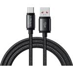 Mcdodo Кабел за данни - Mcdodo (CA-4730) - USB-A → Type-C, бързо зареждане, 6A, 120W, LED индикатор, 1.5m - Черен