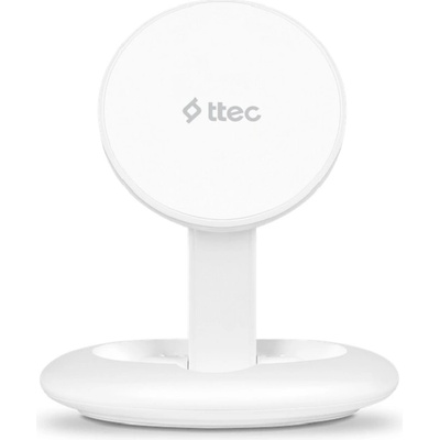 Ttec Зарядно за кола ttec - AirCharger Up M, USB-C, MagSafe, бяло (8694470826967)