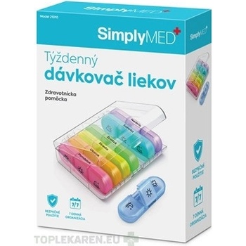 SimplyMED Týždenný Dávkovač liekov