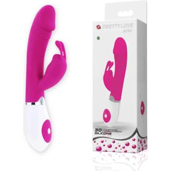 Вибратор тип заек, множество функции, 20, 4см. - Pretty Love Gene (DEBRA00737)