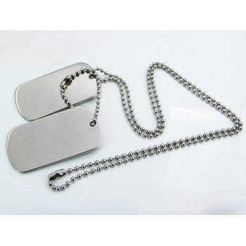 iŠperky Pánsky oceľový náhrdelník army ID|257592