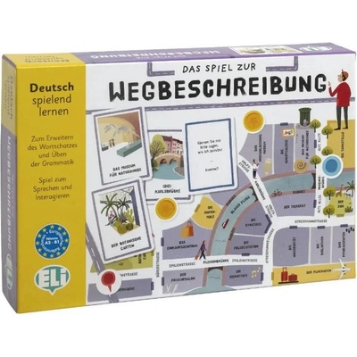 ELi Publishing Образователна игра Eli Das Spiel zur Wegbeschreibung (Немски език) (KLAB9665)