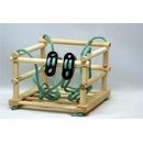 Malimas drevená hojdačka závesná prírodná