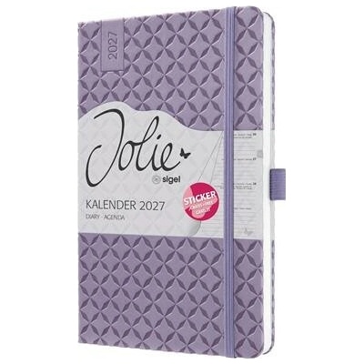 Sigel Jolie A5 týždenný 2027 Lavender Purple