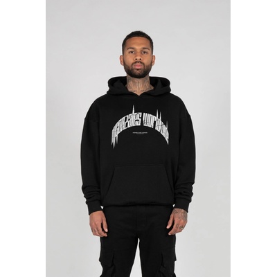 Urban Classics Суичър HIGHER THAN HEAVEN V. 3 Ultra Heavy Hoody black XXLUB-MJG11588-00007 - Бял, размер XXL