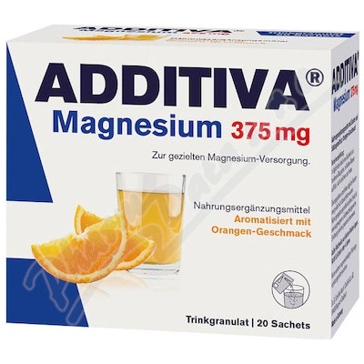 Additiva Magnesium 375mg nápoj pomeranč 20 x 4.6 g