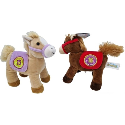 Lamps Plyšový dostihový koník so zvukom 22cm - 12