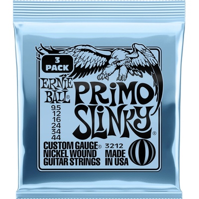 Ernie Ball 3212 Nickel Wound Primo Slinky 3 Pack