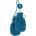 disana Детски ръкавици Disana Kid's Strick-Handschuhe Gloves - Taubenblau - размер 0 (EU) (202-7761-0511)