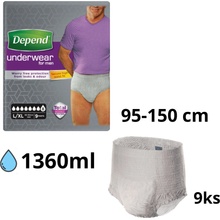 Depend Super L/XL 9 ks