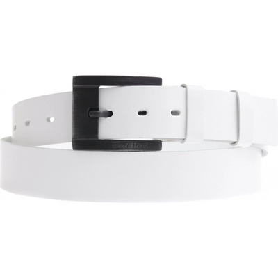 Black Hand dámský kožený opasek 066-00 bílý