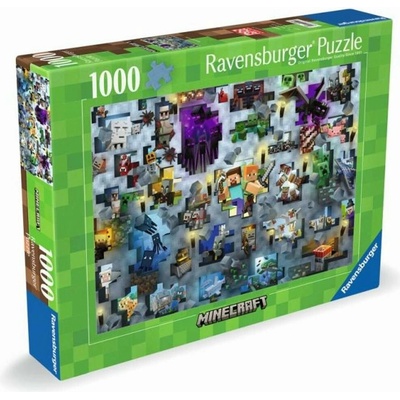 RAVENSBURGER Challenge: Minecraft 1000 dílků