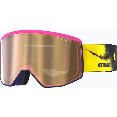 Atomic Предпазни ски очила Atomic Four Pro Signature NMC pink powder/amber gold hd photo/clear