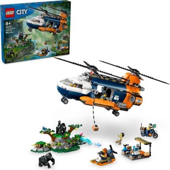 Image 1 of LEGO® City - Jungle Explorer Helicopter at Base Camp (60437)