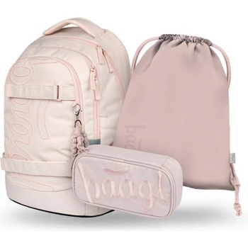 Baagl BAAGL СЕТ 3 Skate Max Creamy: раница, несесер, торбичка (A-35385)