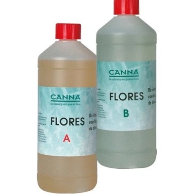 CANNA Flores A + B 1L - минерален тор за цъфтеж в хидропоника