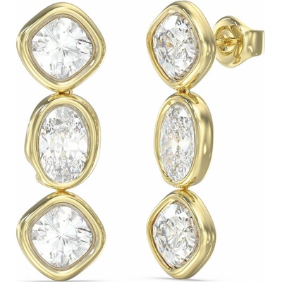 Guess Visiace náušnice s čírymi kryštálmi Mamounia JUBE05312JWYGT/U