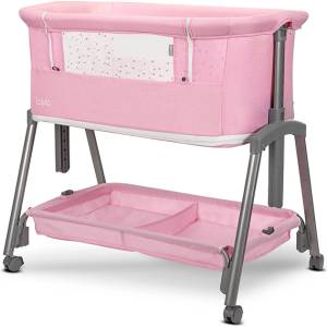 Lorelli Premium МИНИ КОШАРА layla 2В1 pink С ПАДАЩА ПРЕГРАДА (10080742613)