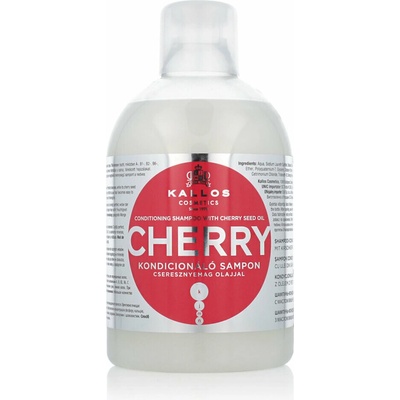 Kallos Cherry Hair Shampoo With Cherry Seed Oil 1000 ml