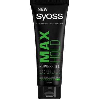 Syoss Max Hold Power Gel Гел за коса с 24-часова фиксация 250мл