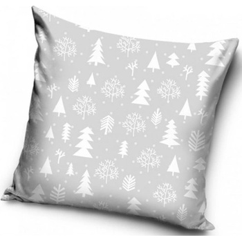 Tiptrade Vianočná Vianočné biele stromy 40 x 40 cm