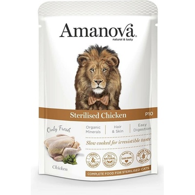 Amanova Cat Sterilised Chicken GF 85 g