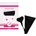 Bye Bra Adhesive String Lace Finish Black One Size