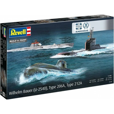 Revell 70 Years Bundeswehr: Wilhelm Bauer Type 206A Class2 1:144 05186