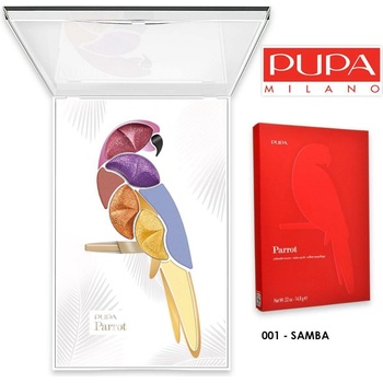 Pupa Parrot 001 Samba 010284A001 грим палитра за очи