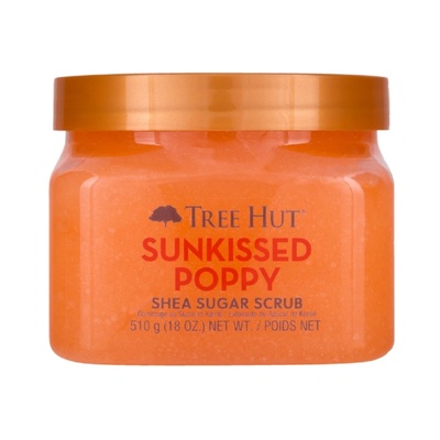 Tree Hut Shea Sugar Scrub Sunkissed Poppy Ексфолиант за тяло дамски 510gr