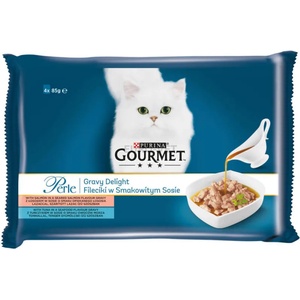 Gourmet Perle Gravy Delight salmon & tuna 4x85 g