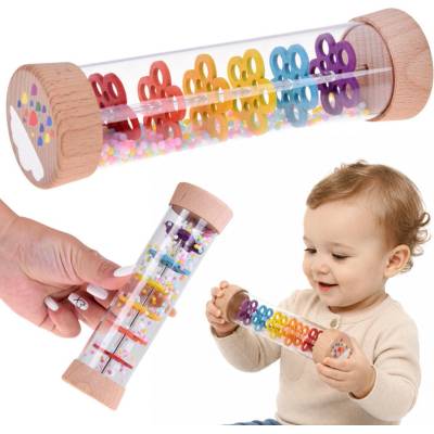 JOKO Dešťová hůl s barevnými kuličkami 19 cm