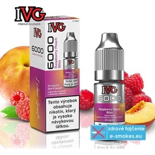 IVG 6000 Salt Raspberry Peach Bliss 10 ml 20 mg