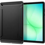 Spigen Samsung Tab A11 Plus LTE SPIGEN RUGGED ARMOR силиконов калъф за телефон, удароустойчив, с карбонов мотив, ЧЕРЕН (ACS10463)
