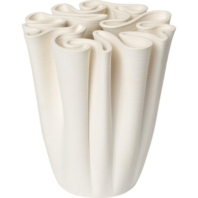 Ferm Living Kameninová váza Dedali Off-white Medium