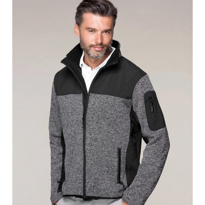 Malfini prémiová softhellová volnočasová bunda Casual knit gray